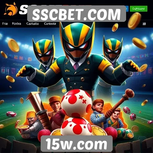 Variedade de jogos disponíveis na plataforma SSCBET.COM
